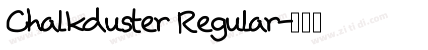 Chalkduster Regular字体转换